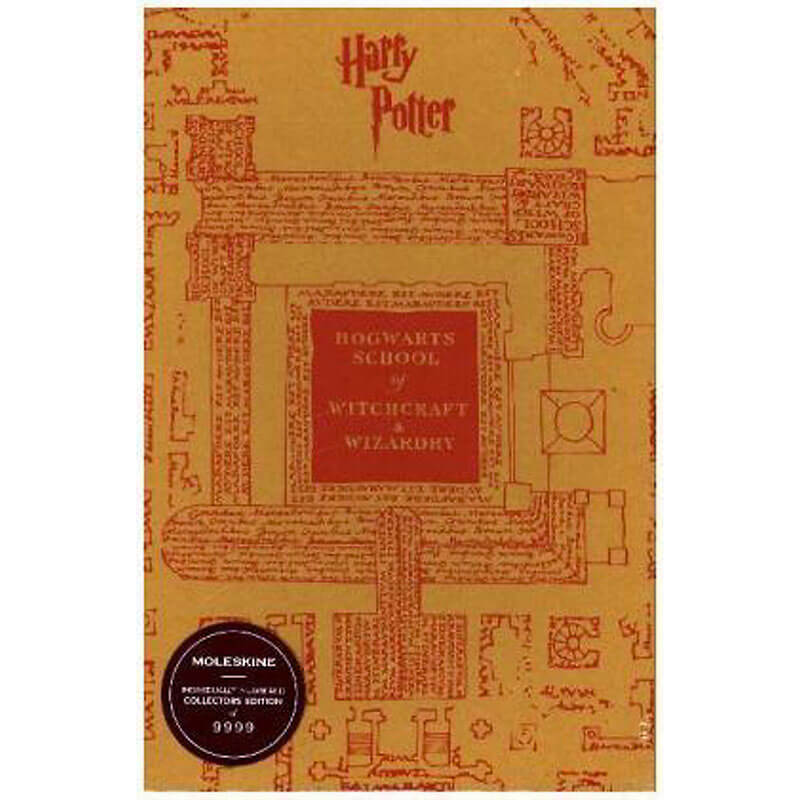 Carnet Moleskine Harry Potter "Carte du Maraudeur"